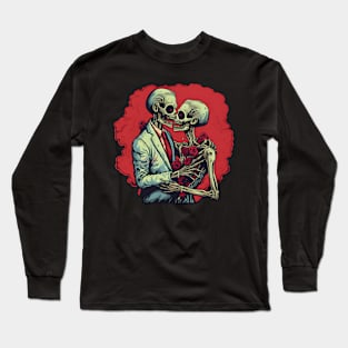 Valentines day zombie love Long Sleeve T-Shirt